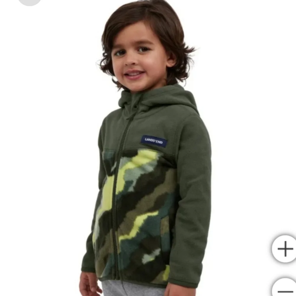 Lands' End Kids' Full Zip Jacket, nwt